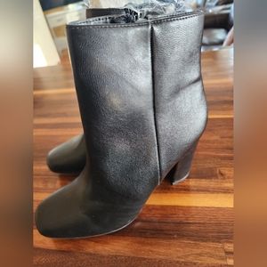 Pink Lily Booties, just worn to try on! Tiny markings left boot, near zipper.